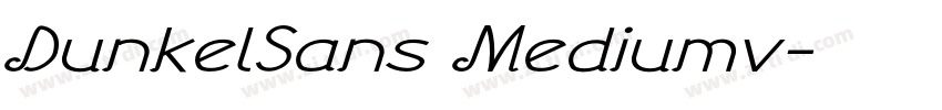 DunkelSans Mediumv字体转换